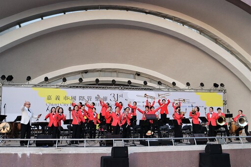 日本高山西高校吹奏樂部閃耀登場 嘉市國際管樂節聖誕音樂響宴