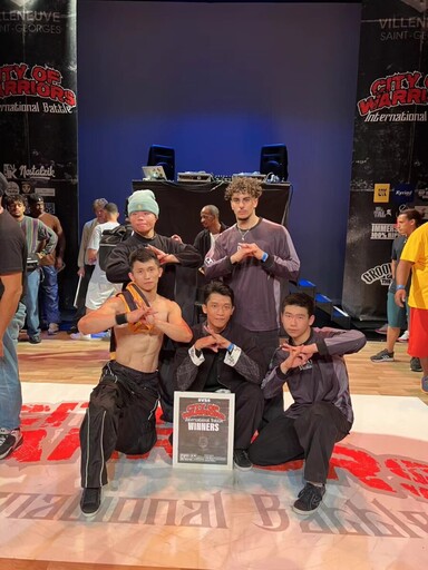 國際知名街舞團隊「築夢者」遠征歐洲 勇奪《City Of Warriors》《K-Rément HIP HOP》《Fluido Style》三冠王