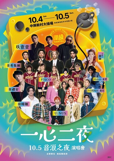 年輕世代站出來！ 一心二夜演唱會 10/5本土天團玖壹壹壓軸登場音浪之夜