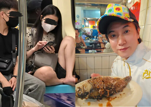外籍女搭捷運「光腿翹腳踩座椅」!陳鴻氣炸