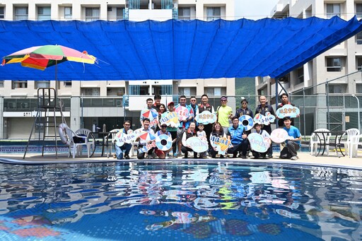 花蓮縣青年住宅泳池暑期開放 徐榛蔚提醒學童注意戲水安全