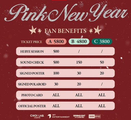 超人氣女團 Apink 2/1 齊聚台北 「PINK NEW YEAR」演唱會精彩揭幕