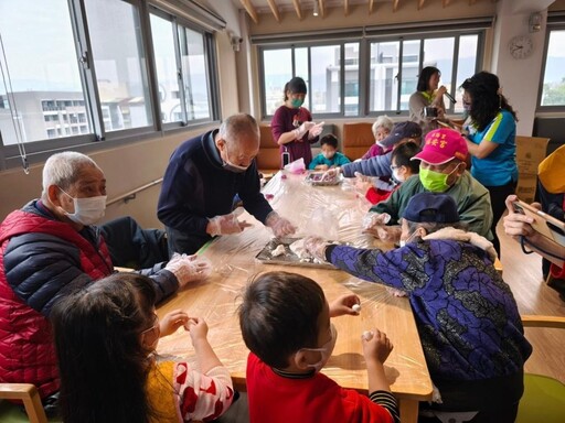 影音/田中日照中心舉辦老幼共學 祖孫一同搓湯圓同樂慶元宵