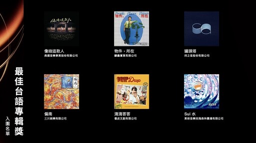 2025金曲獎 金曲36完整入圍名單一覽!方大同獲頒評審團獎