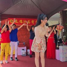 陳雪萍南下獻唱甜美嗓音 傳遞正能量