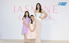 超模林嘉綺以及女兒們如同一個模子印出 盛裝出席JASMINE GALLERIA時尚大秀