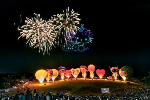 逾2萬5千人湧鹿野高台賞熱氣球光雕！ NICK周湯豪演出嗨翻天