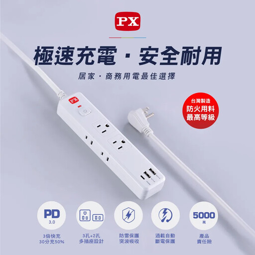 延長線怎麼挑才安全又實用？從款式推薦、插座數、長度到負載功率一次搞懂