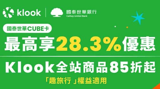 2024/10 KLOOK/kkday推薦信用卡優惠，最高10%回饋