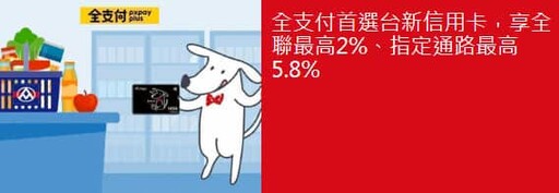 2024台新信用卡推薦，行支3.8%/交通5%/指定6%回饋