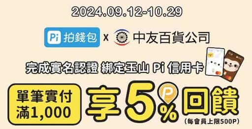 2025玉山Pi錢包信用卡，國外4%/指定2~4% P幣回饋