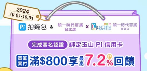 2025玉山Pi錢包信用卡，國外4%/指定2~4% P幣回饋