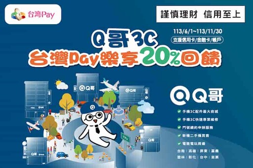 2024台灣Pay信用卡推薦，最高10%/活動通路20%回饋