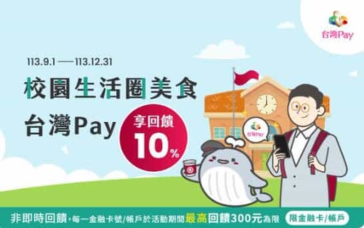 2024台灣Pay信用卡推薦，最高10%/活動通路20%回饋