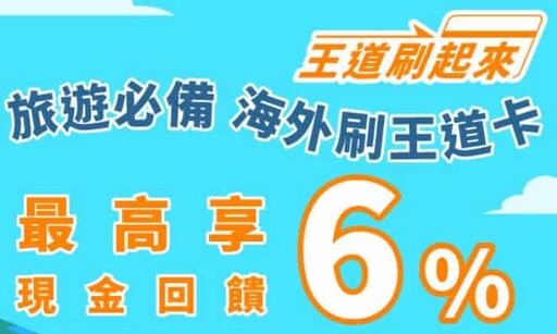 2024王道金融卡與帳戶推薦，國外實體6%/藥妝網購6%/指定10%回饋