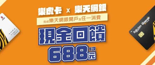 2024樂天虎航卡指定實體消費2.5%/虎航機票85折優惠