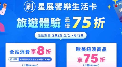 2025星展信用卡推薦,最高國外5%/指定10%/哩程15元1哩