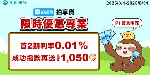 2025玉山Pi錢包信用卡,指定通路5%/國外4% P幣回饋