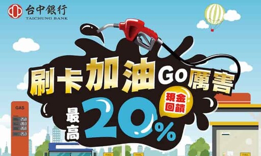 2025台中銀信用卡推薦,行支外送影音10%/自動加值12.5%/加油20%回饋