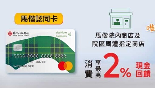 彰銀馬偕認同卡,國外消費3%/指定藥妝6%回饋