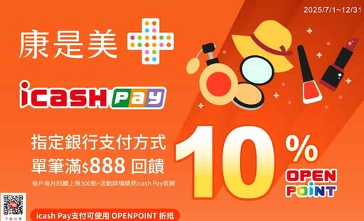 華南OPENPOINT超級點數卡，指定餐飲/超商/生活10%回饋