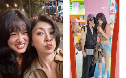 賈靜雯和梧桐妹「激短熱褲母女裝」太吸睛!網讚:站在一起根本是閨蜜