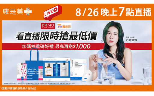 開架保養好好買！丹妮婊姐狂推的DR.WU玻尿酸明星組、肌研有台灣限定毛孔緊緻系列...連日韓觀光客來台都想搶！