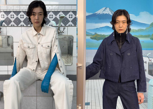 從Levi’s到CK、連女星都淪陷！山本舞香性感露腰、全白丹寧超火辣，Minnie全黑丹寧飆出酷帥女王感