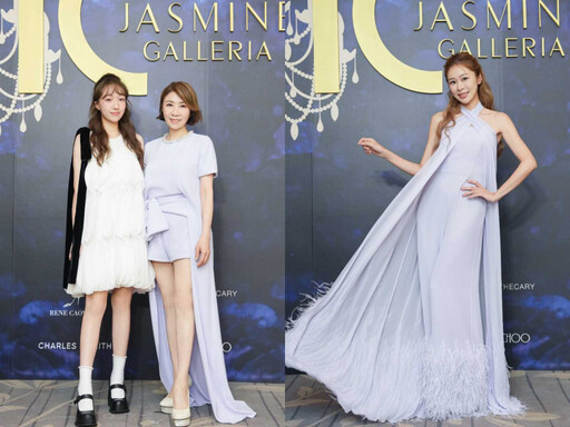 Jasmine Galleria十週年大秀，星光熠熠！張榕容為穿這件禮服瘦身成功、林辰唏全白風格柔中帶帥