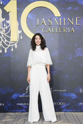 Jasmine Galleria十週年大秀，星光熠熠！張榕容為穿這件禮服瘦身成功、林辰唏全白風格柔中帶帥