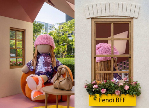 宋雨琦「貴氣×酷颯」雙造型出擊、甜酷同框BFF吊飾萌翻！FENDI BFF House限時14天手刀約起來