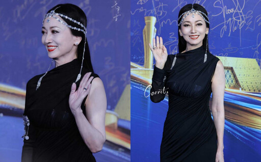 72歲女星久違走紅毯美到被封『逆齡天花板』！穿黑紗禮服大秀纖細好身材