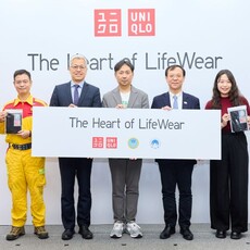 UNIQLO來台15周年 特別攜手內政部、衛福部 致贈 1.5萬件發熱衣 致敬志工英雄