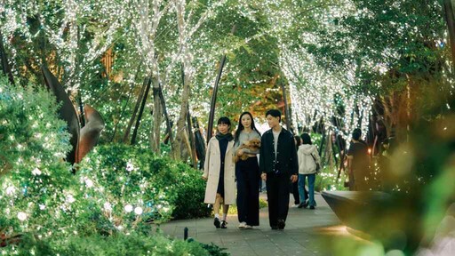 台中草悟道聖誕村開幕 草悟廣場聖誕小屋點亮節慶氛圍