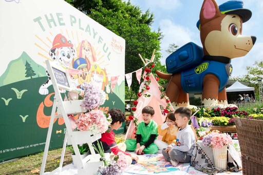 台北花伴野餐3/15大安森林公園展開 高達兩層樓汪汪隊氣偶現身