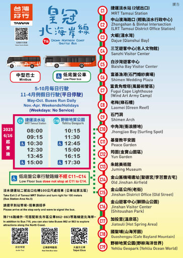 【搭上台灣好行皇冠北海岸線 走入夏日山海藝境】限量藝文套票熱銷中,一票暢遊北海岸