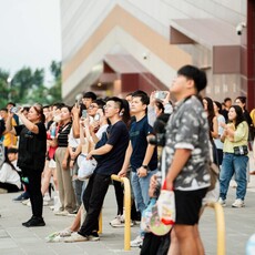 空中走繩於8/30臺南文博會精彩上演！「走繩維度」與現場民眾分享不畏艱難的樂觀心態