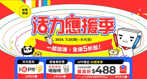 新國球旋風！PChome 24h購物羽球用品業績飆出近40%成長 賽事帶動運動熱潮！泳具、運動保健食品買氣暢旺 慶奪牌！活力應援全場5折起 保健指定品滿1元抽PS5主機、Garmin智慧錶