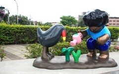 中市湧泉公園公私協力打造新亮點 裝置藝術提倡生態保育意識