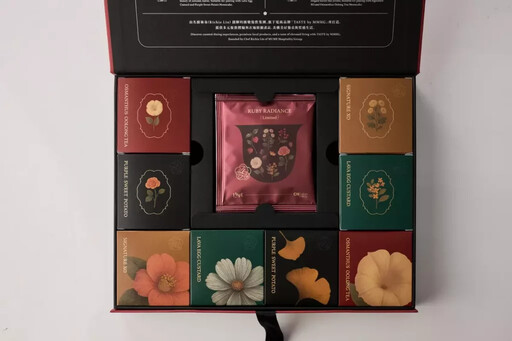 TASTE by MMHG X CNFlower聯名中秋禮盒限量上市 林泉、凌宗湧跨界打造《秋日花境 Blooming Space》花茶系月餅新美學