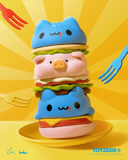 史上最萌吃貨合體啦 ！罐頭豬LuLu × 貓貓蟲咖波首次聯名登場