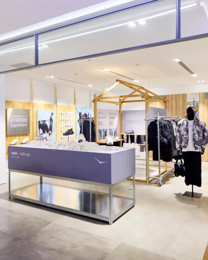 HOKA × oqLiq攜手WHITEROCK 信義A13微型展覽