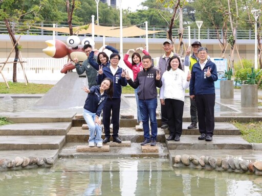 陳其邁出席「藍田公園好好玩」全台最大的鹽田主題遊戲場啟用典禮