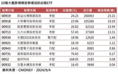 10檔越跌越買ETF 00919最受青睞