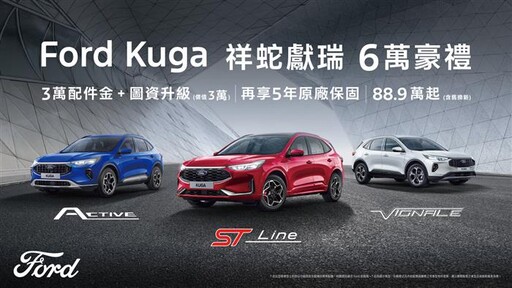 The All-New Ford Kuga享祥蛇獻瑞6萬豪禮