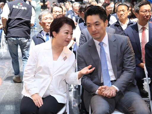 中捷藍線簽約啟動 盧秀燕、蔣萬安 「姐弟同心」
