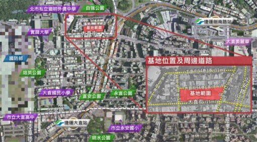 千坪基地 「大直藏璽公辦都市更新案」公告招商