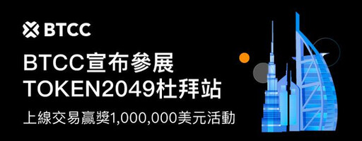 BTCC參展Token2049杜拜站，超豪華獎勵等你贏