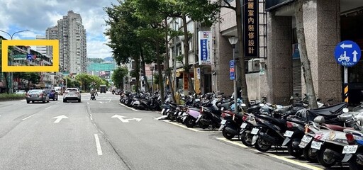 新北增設兩段式左轉標誌 機車騎士一目了然