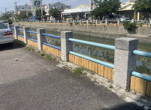 茄萣大排上游段欄杆整建工程 高市府水利局:預計7月完工